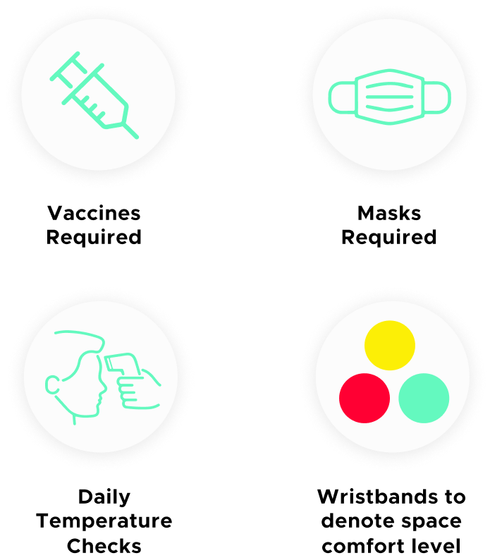COVID practices icons