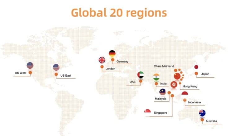 Global deployment in 20 regions for Alibaba Cloud Container Service