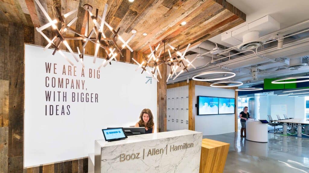 Booz Allen Hamilton reception