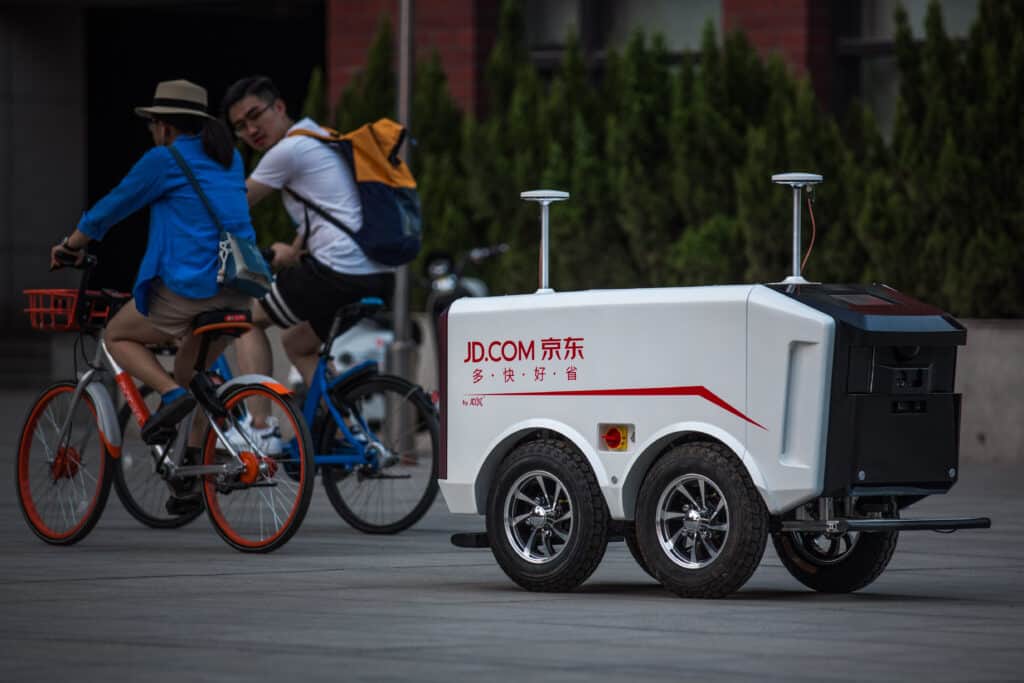 JD.com delivery robot