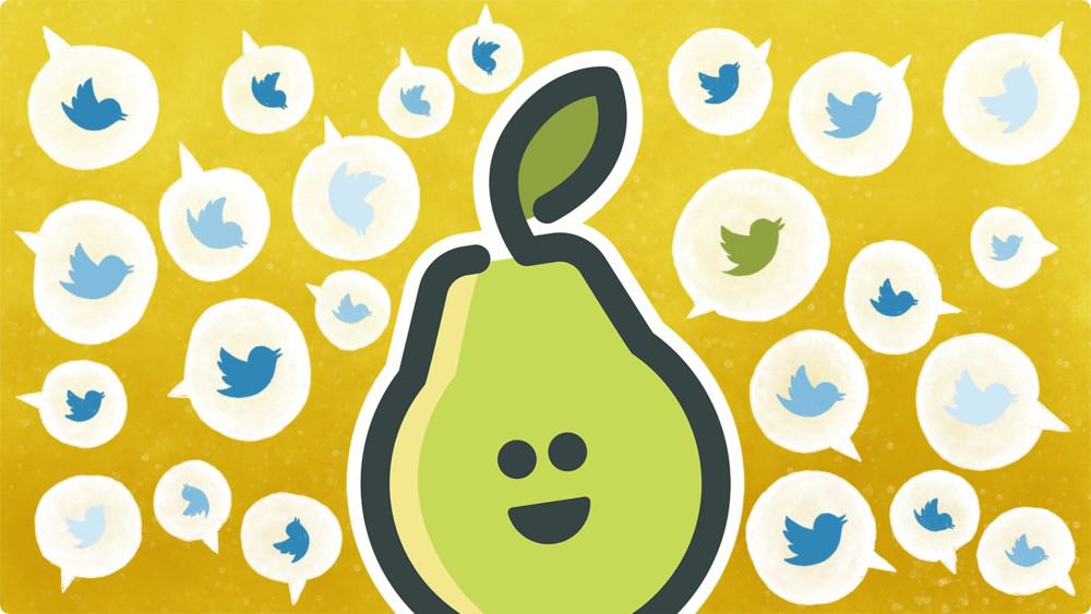 Pear Deck icon with twitter's logo