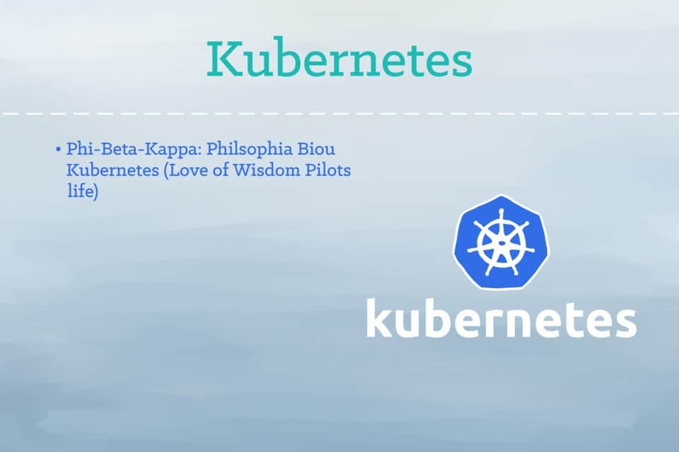 Philosophia Biou Kubernetes