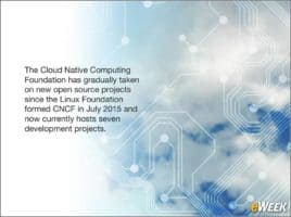 eWeek: "Seven projects now hosted by Cloud Native Computing Foundation"