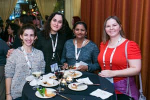 Four ladies at KubeCon + CloudNativeCon event