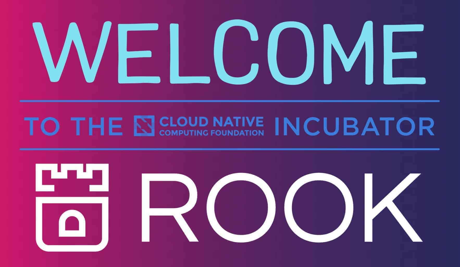 CNCF welcome Rook to the CNCF incubator banner