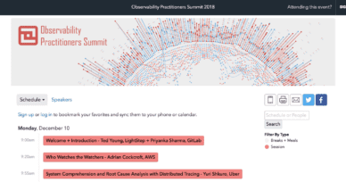 Now Live: First observability practitioners summit schedule is jam-packed