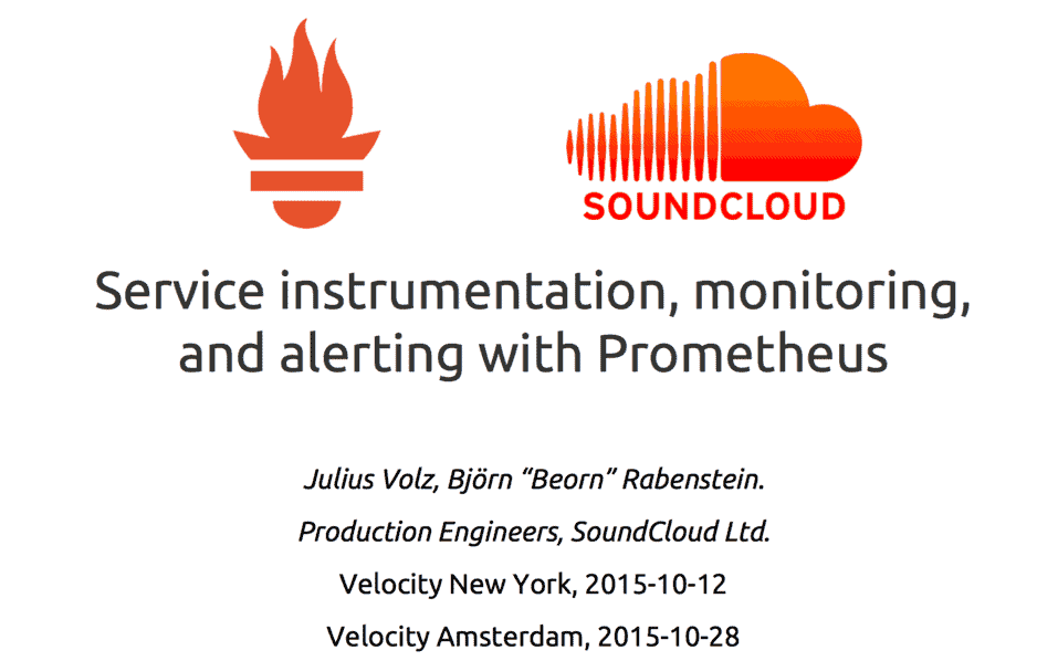 Service Instrumentation, Monitoring, and Alerting with Prometheus