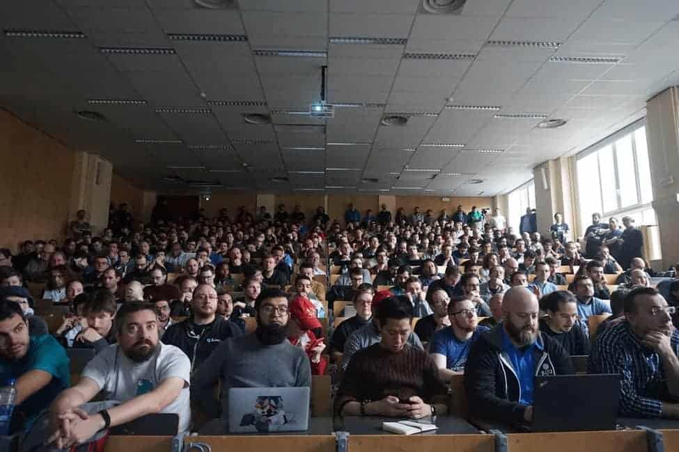 Attendees in conference room