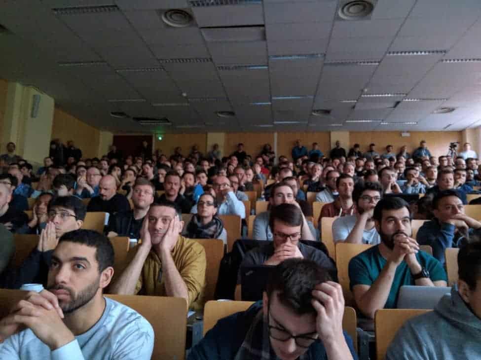 Attendees in conference room