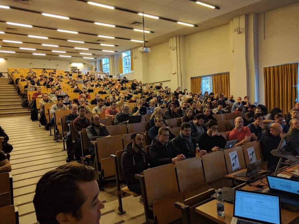 Attendees in conference room