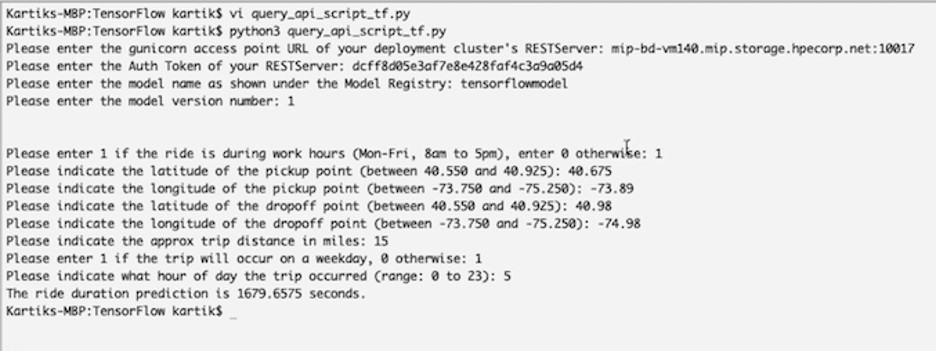 query example