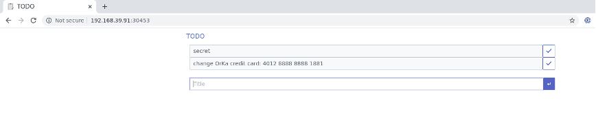 TODO screenshot showing add a "secret" TODO with credit card number