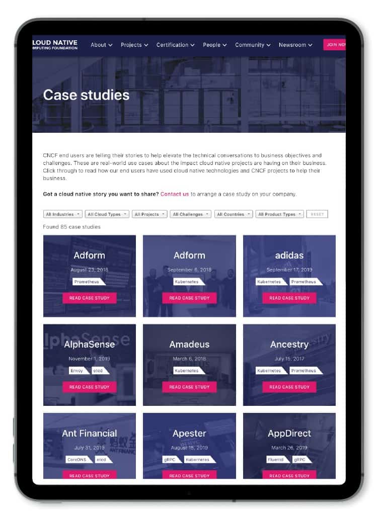 End user case studies