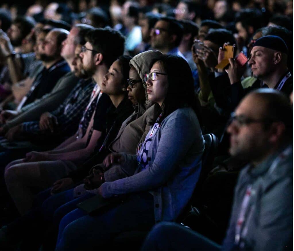 Audience at CNCF event