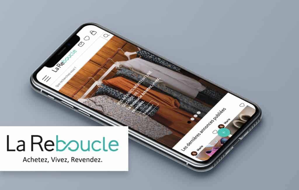 La Redoute application on mobile