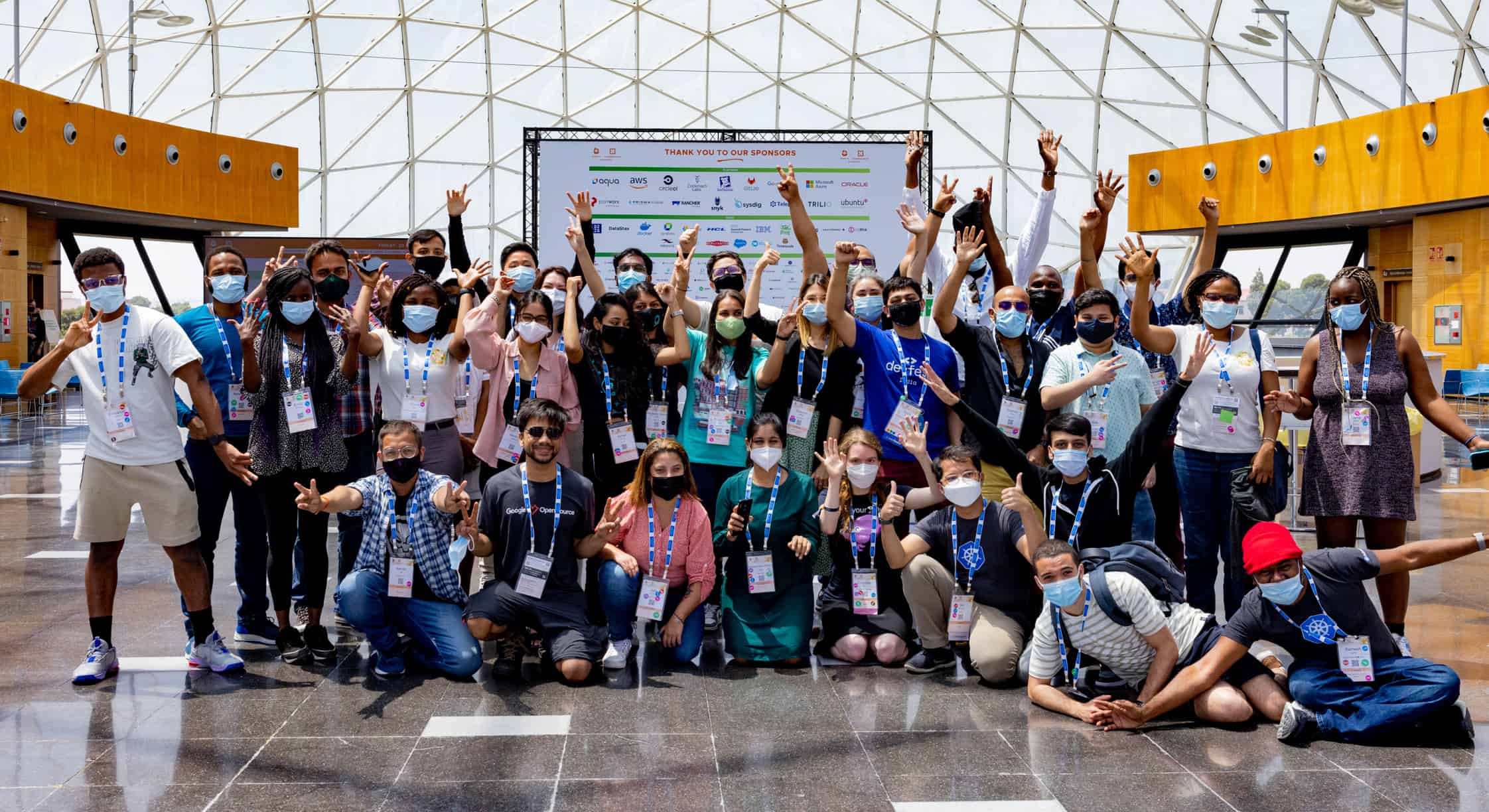 People on Scholarships at KubeCon + CloudNativeCon Europe 2022