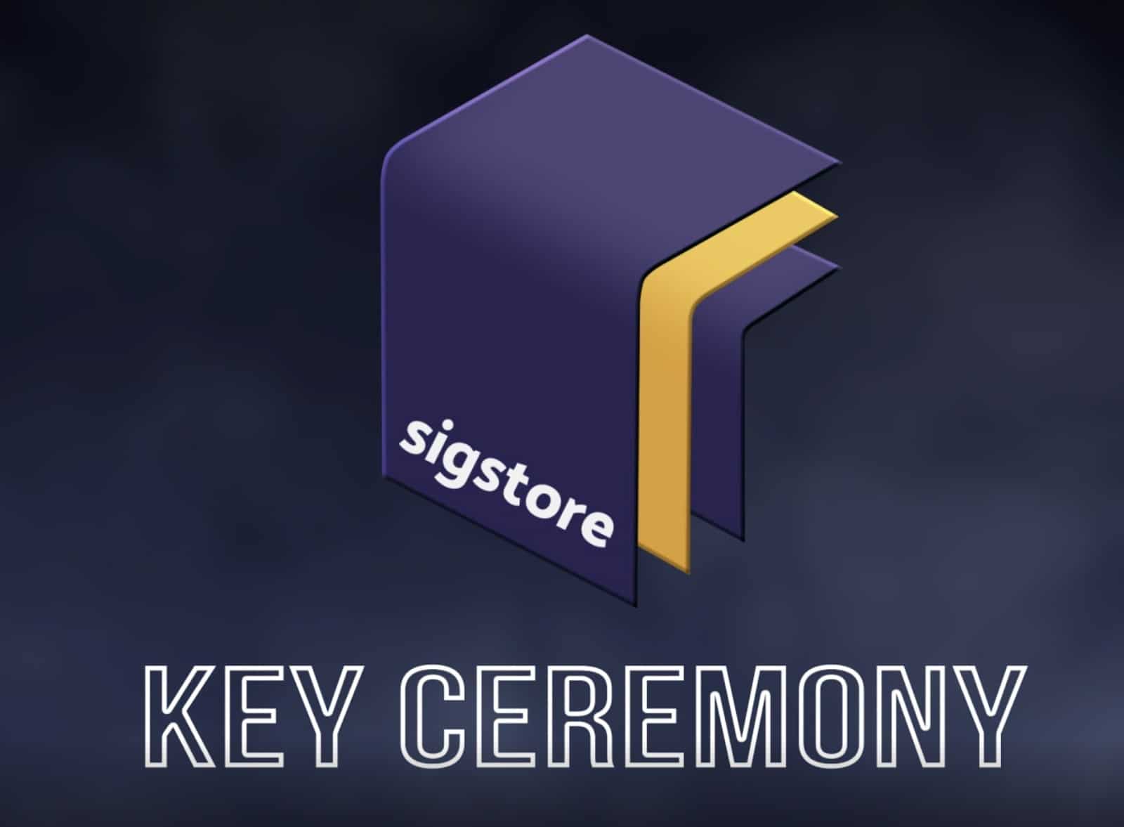 Sigstore key ceremony