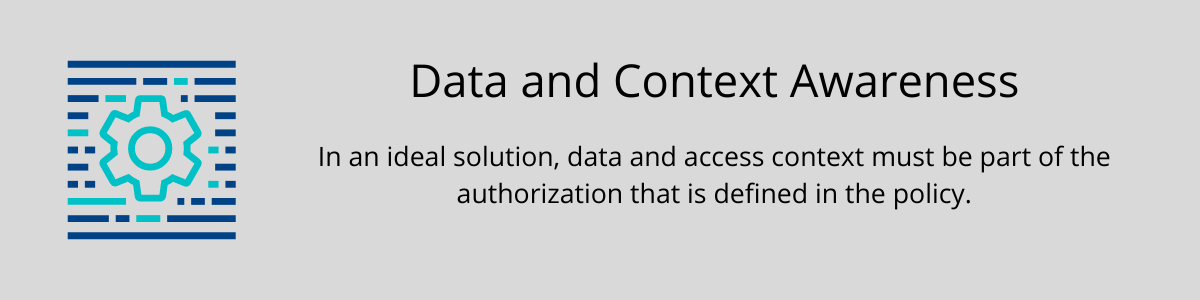 Data and context awareness explanation