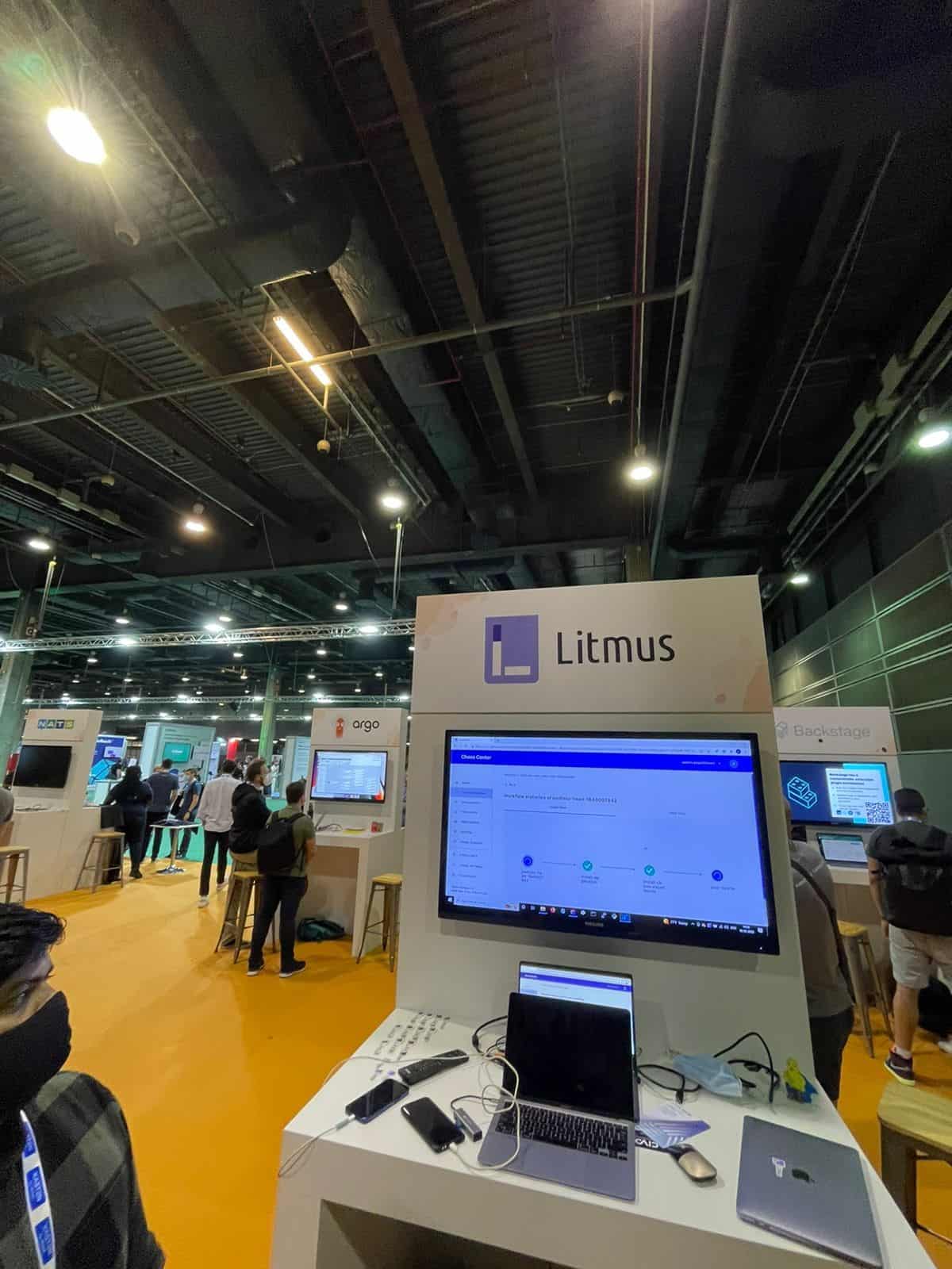 LitmusChaos Booth at the Project Pavilion