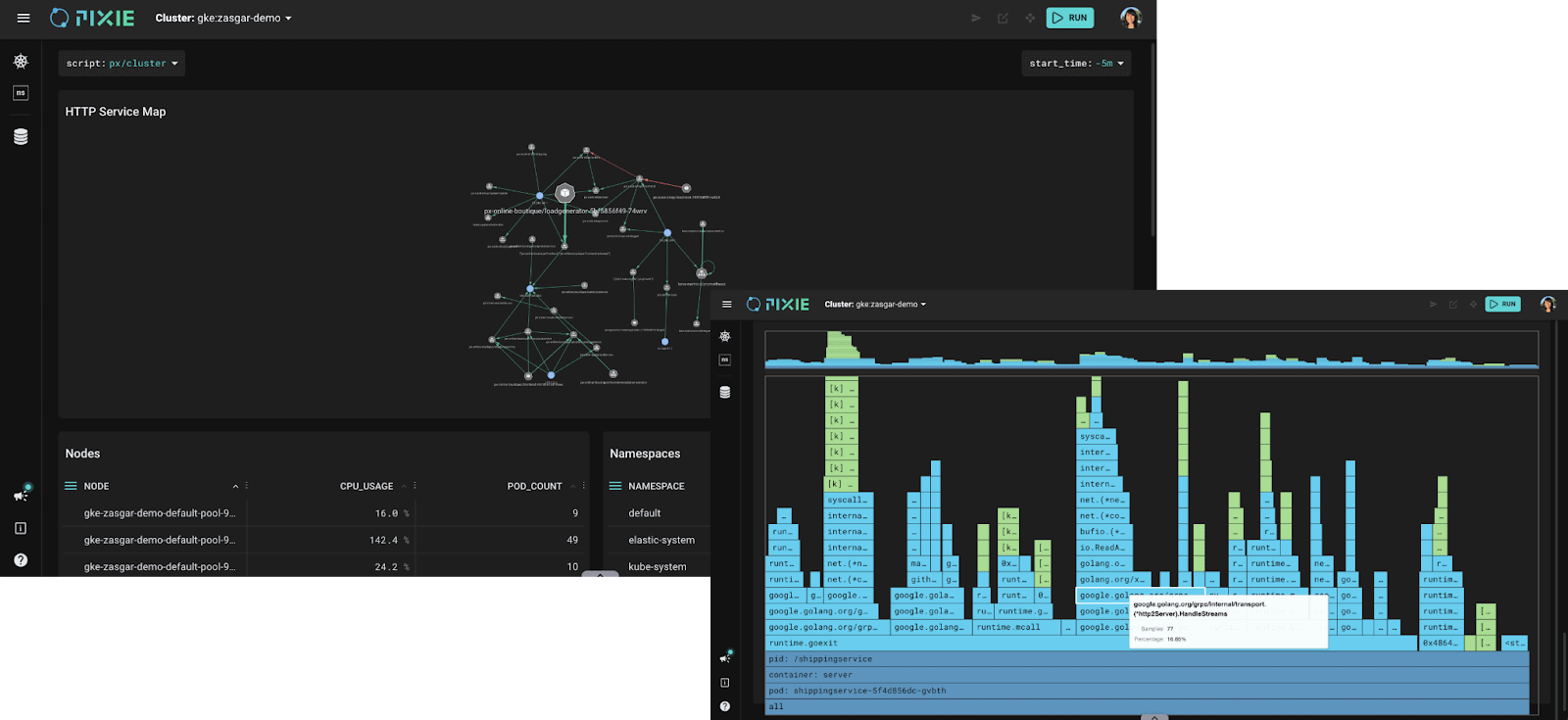 Screenshot shows Pixie Plugin System dashboard