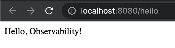 Hello Observability UI