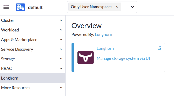 Screenshot showing Longhorn app icon