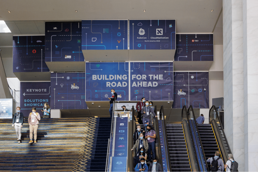 KubeCon + CloudNativeCon NorthAmerica 2022 event entrance