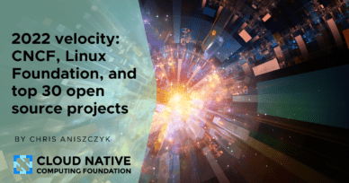 A look at the 2022 velocity of CNCF, Linux Foundation, and top 30 open source projects