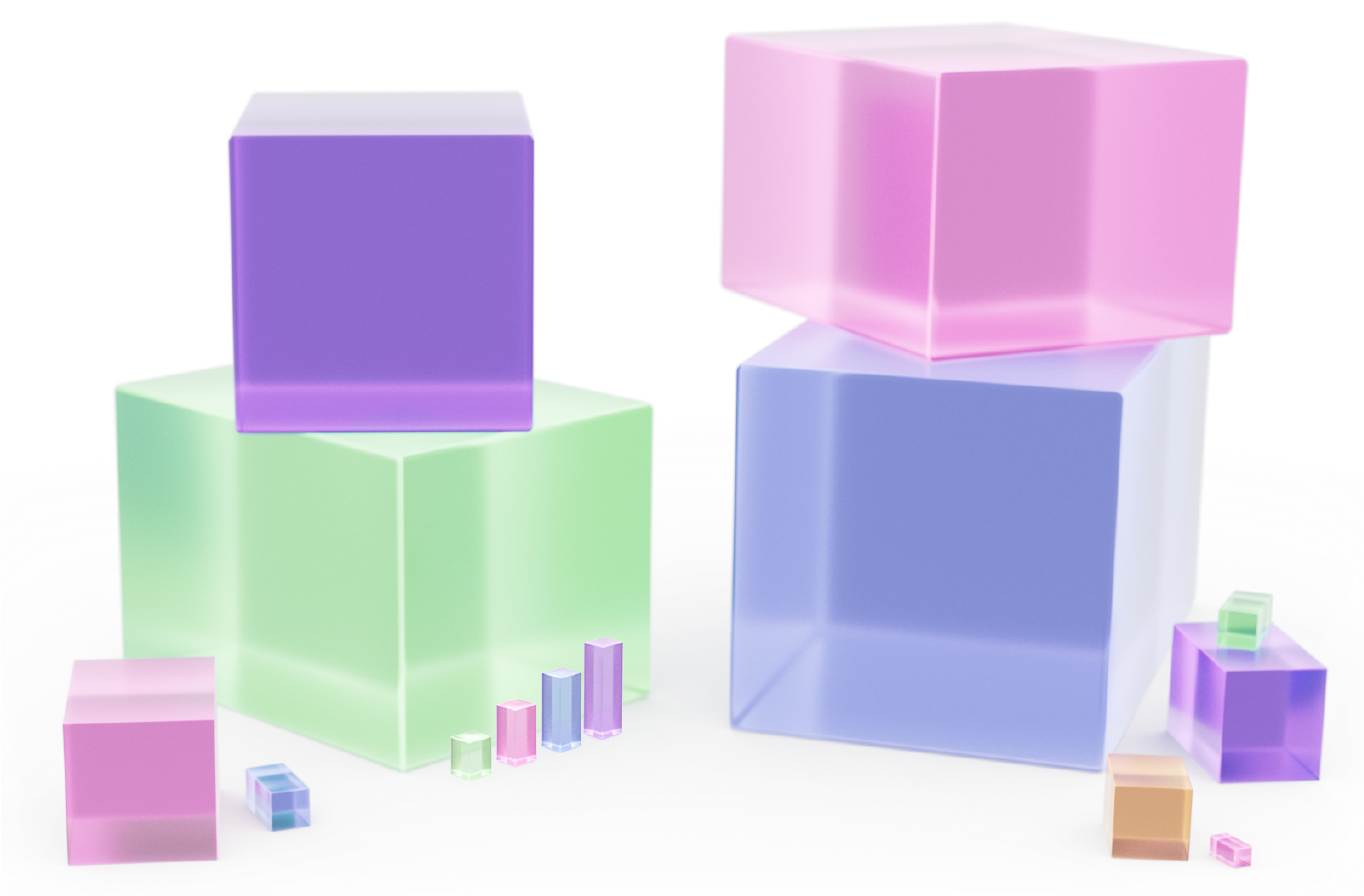 A graphic of some stacked boxes to symbolise containers.