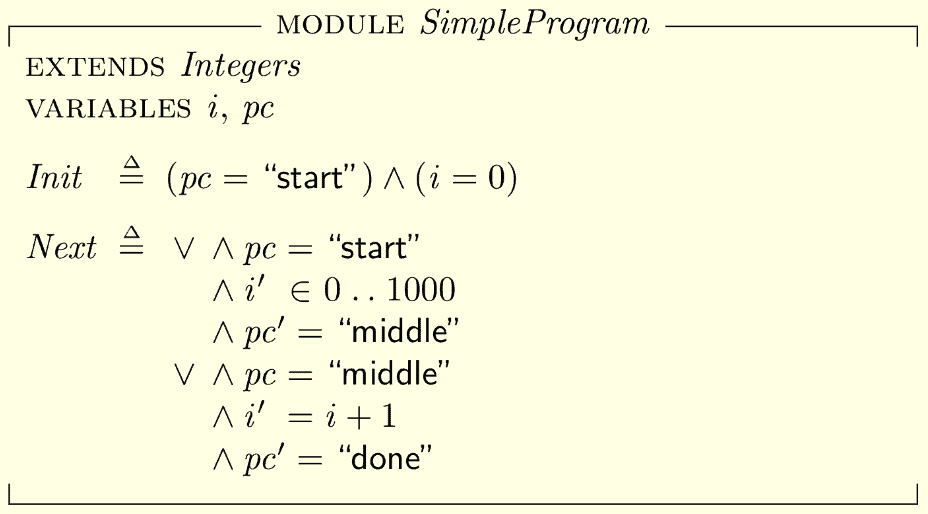 Code example