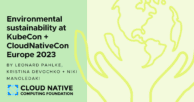 Environmental sustainability at KubeCon + CloudNativeCon Europe 2023