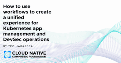 How to use workflows to create a unified experience for Kubernetes app management and DevSec operations