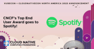 Cloud Native Computing Foundation Presents the Top End User Award to Spotify