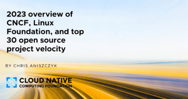 A look back at CNCF, Linux Foundation, and top 30 open source project velocity in 2023 