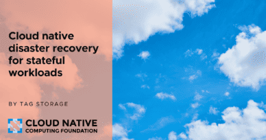 Cloud native disaster recovery for stateful workloads