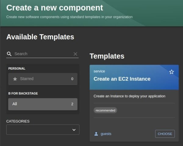 Creating infra using Backstage templates, Terraform and GitHub actions ...