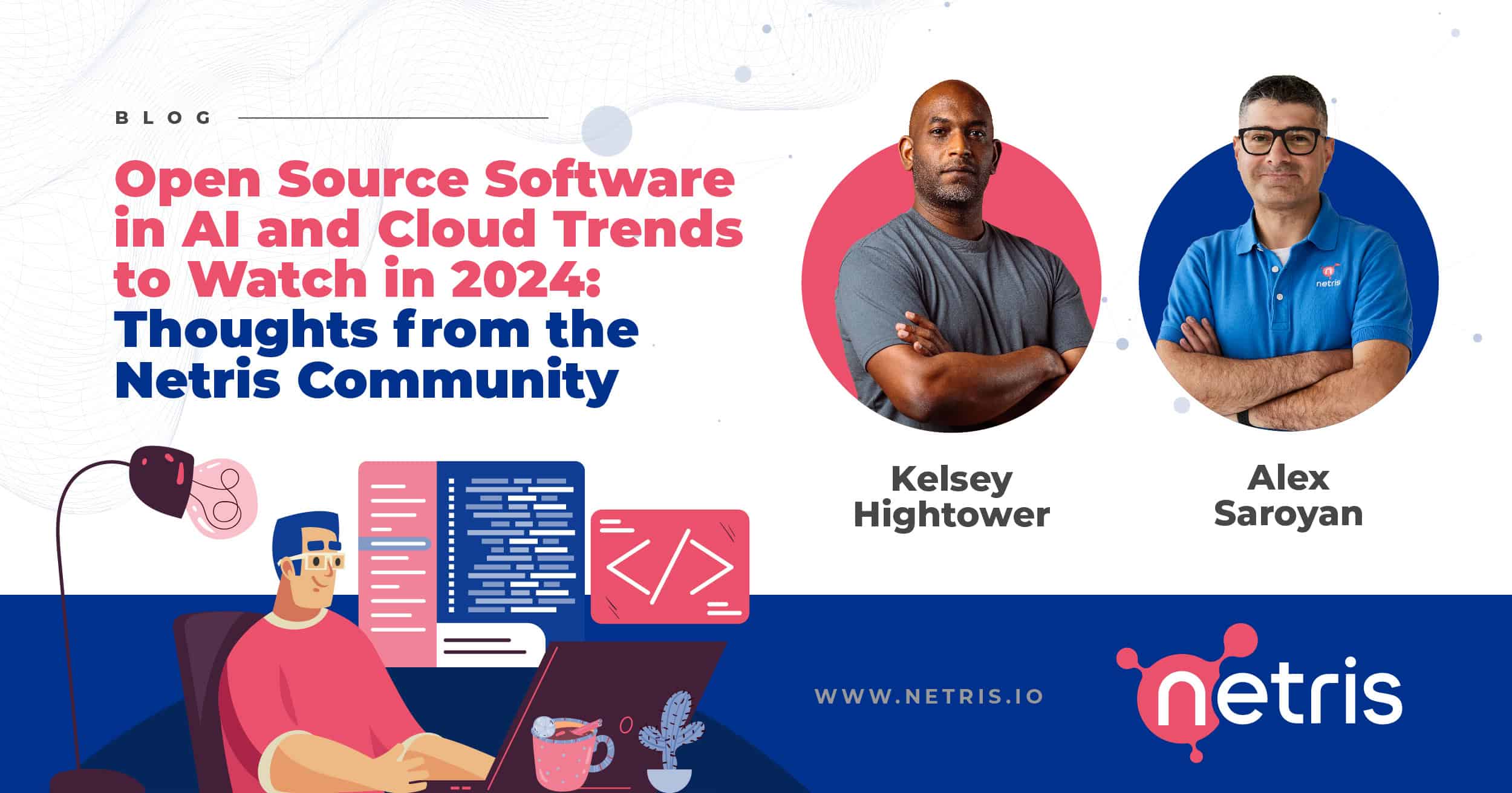 Open Source Software in AI and Cloud Trends to Watch in 2024 banner