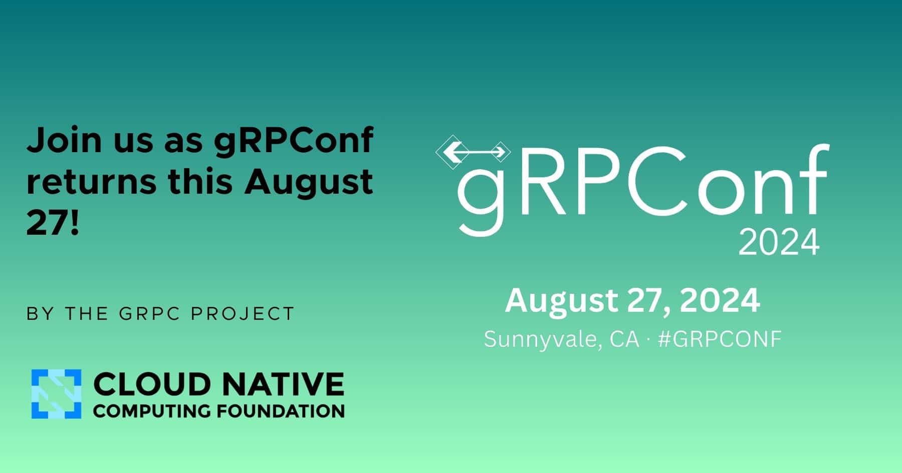 加入我们，gRPConf将于8月27日重返！