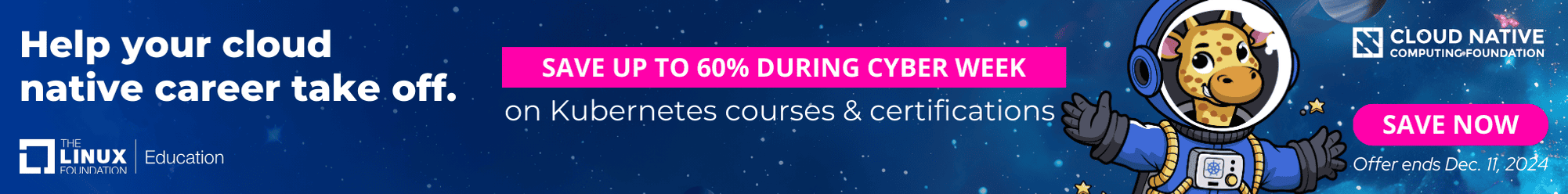 CNCF Cyber Monday - Save up to 60%