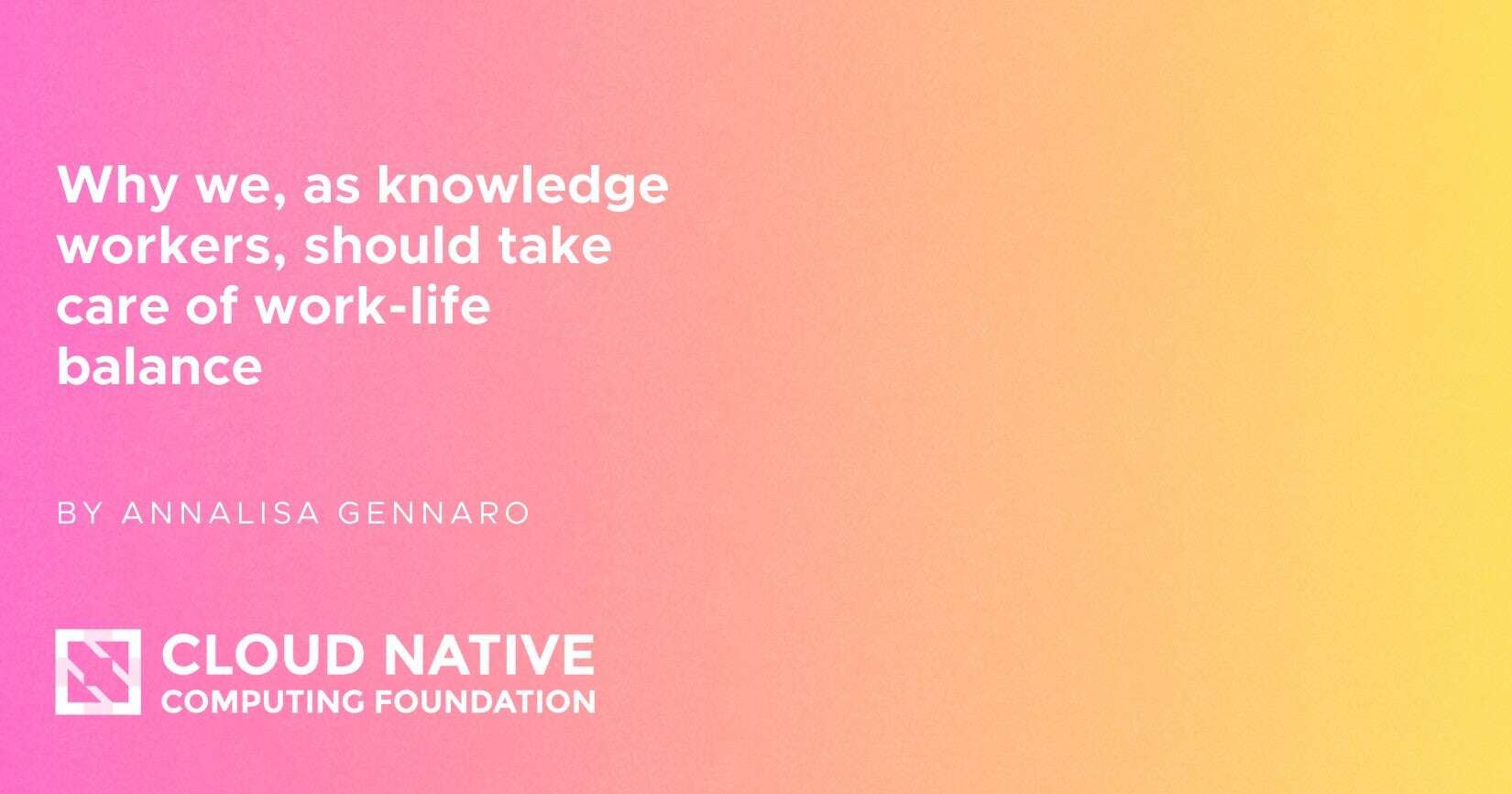 作为知识工作者，我们为何应关注工作与生活的平衡