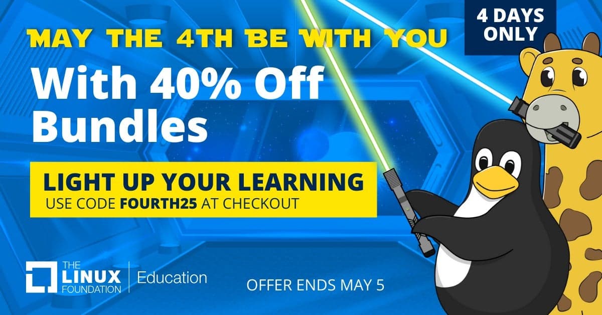 Unlock our May the 4th 40% savings on bundles designed to launch your career into hyperspace with code: FOURTH25. Ends, May 5th, enroll today!