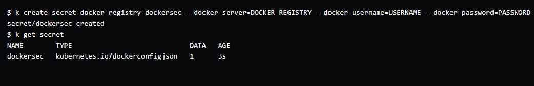 Code example