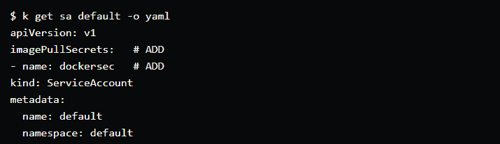 Code example