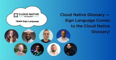 Featured image for cloud native glossary in sign language blog post
