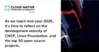 As we reach mid-year 2025, it’s time to reflect on the development velocity of CNCF, Linux Foundation, and the top 30 open source projects. 