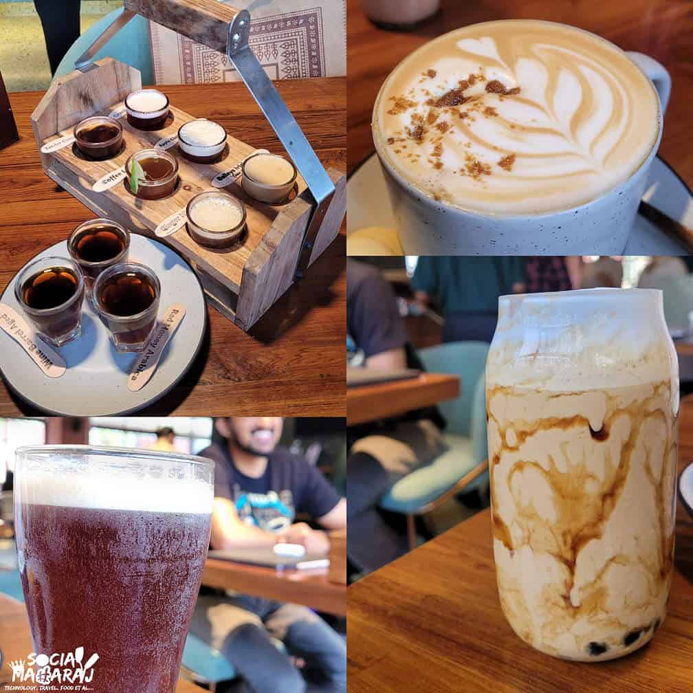 Variety of coffees in Hyderabad