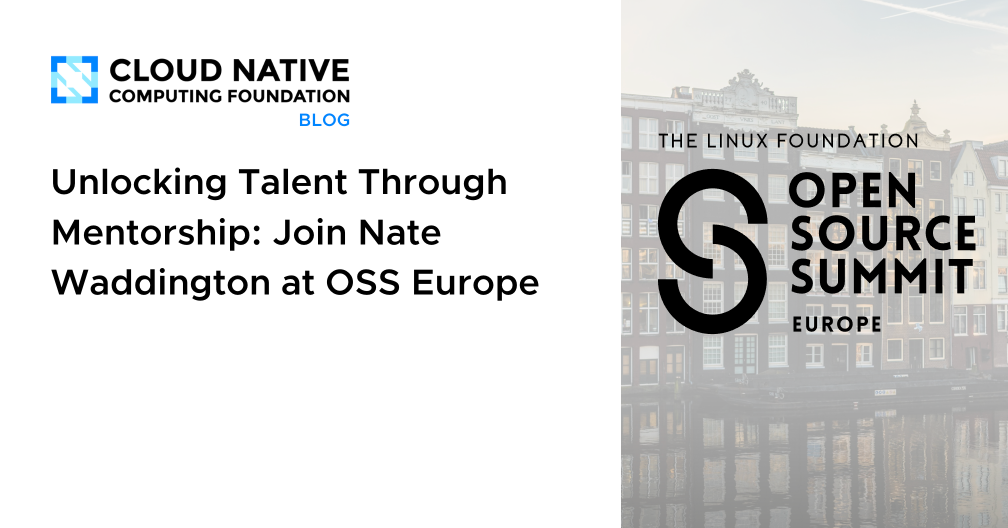 通过指导解锁人才：加入Nate Waddington参加欧洲开源峰会