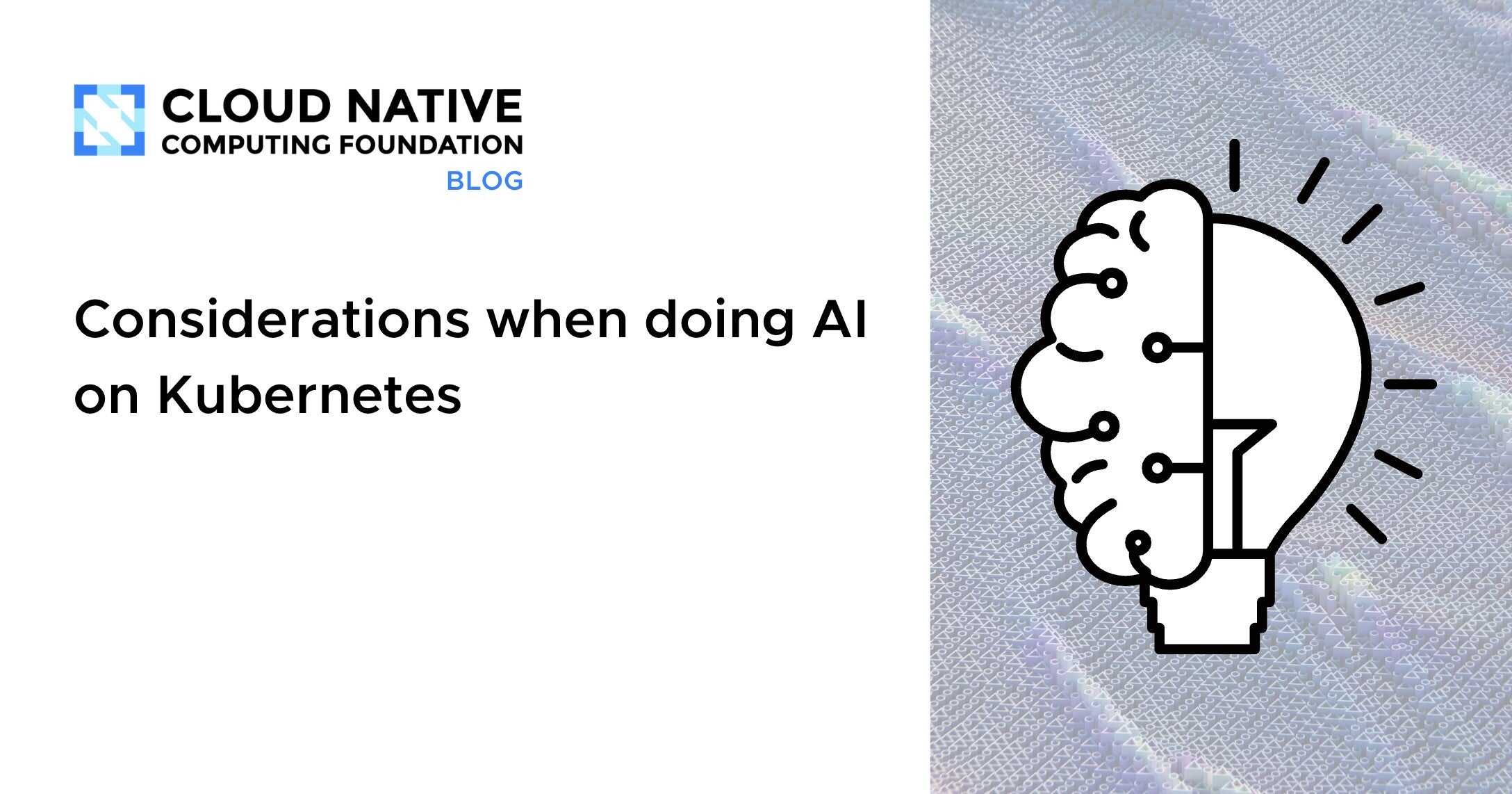 在Kubernetes上进行人工智能时的考虑因素