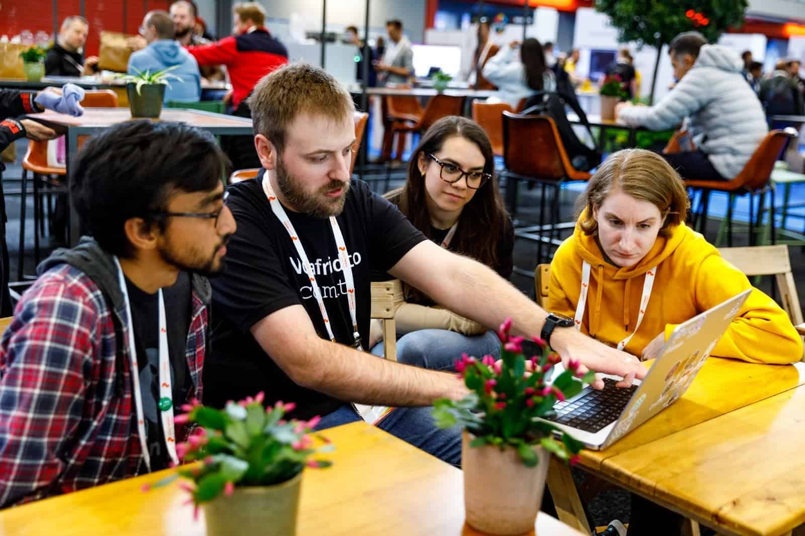 Collaboration at a table