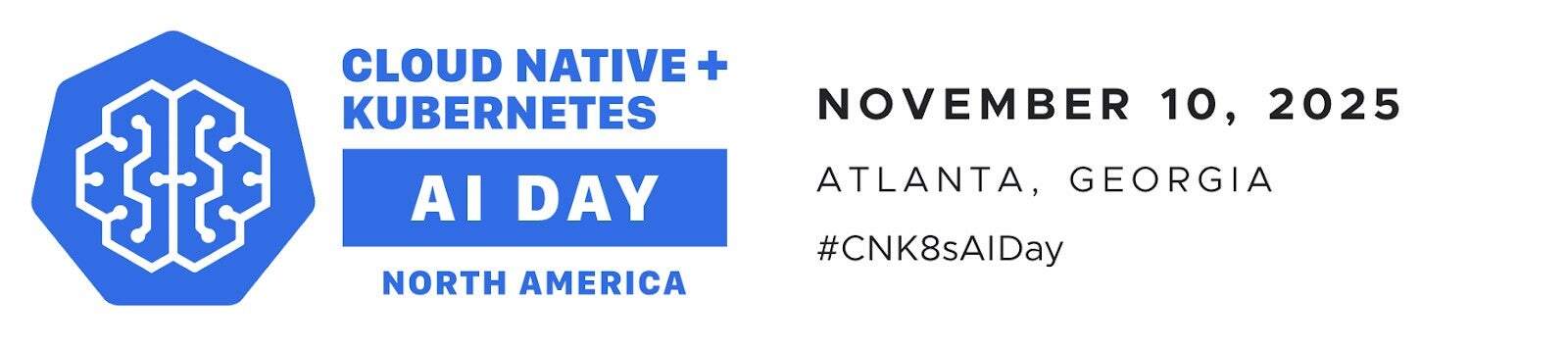 Graphic for K8s + AI Day at KubeCon NA 2025